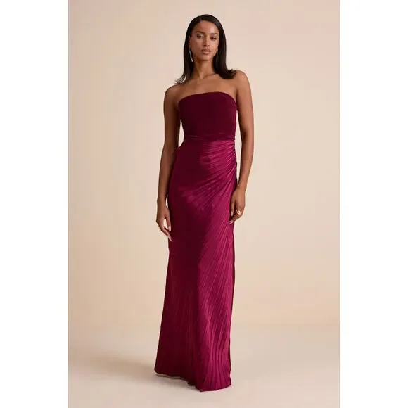 chinese dress ladies Lulus Calais Pleated Maxi Dress